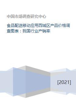 食品配送移动应用西城区产品价格调查图表 我国行业产销率